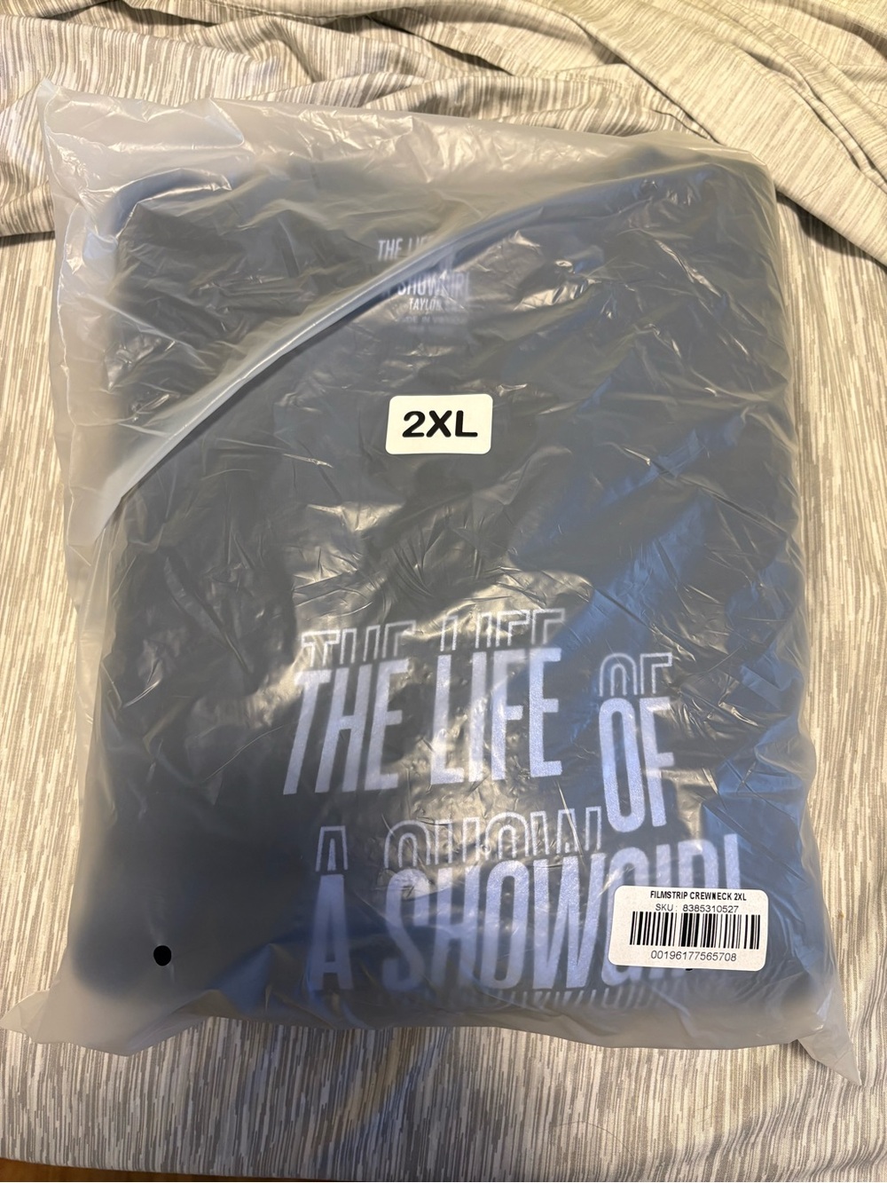 Taylor Swift The Life of a Showgirl Black Crewneck Sweatshirt - Picture 6 of 6